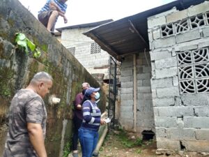 pared en riesgo de colapsar