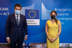 Janez Lenarčič receives the Minister for Foreign Affairs of Panama, H.E. Ms Erika Mouynes