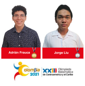 Adrian Frauca y Jorge Liu ganan oro y plata en Olimpiada Matemática de Centroamérica y El Caribe