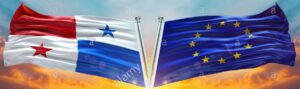 bandera-de-la-union-europea-y-bandera-de-panama-ondeando-con-cielo-de-textura-nube-y-puesta-de-sol-bandera-doble-2e57x2k