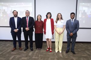 HD Gabriel Silva_ Dr. Ariel Rodríguez Gil, viceministro Académico de Educación_ Dra. María Heller, Senacyt_ Dra. Nadia De León, CIEDU_ Dra. Mariana León, CIEDU_ Mgter. David Bernal, CIEDU