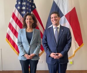 Ministro Alfaro y Secretaria de comercio USA