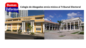 Colegio de Abogados envia misiva al Tribunal Electoral