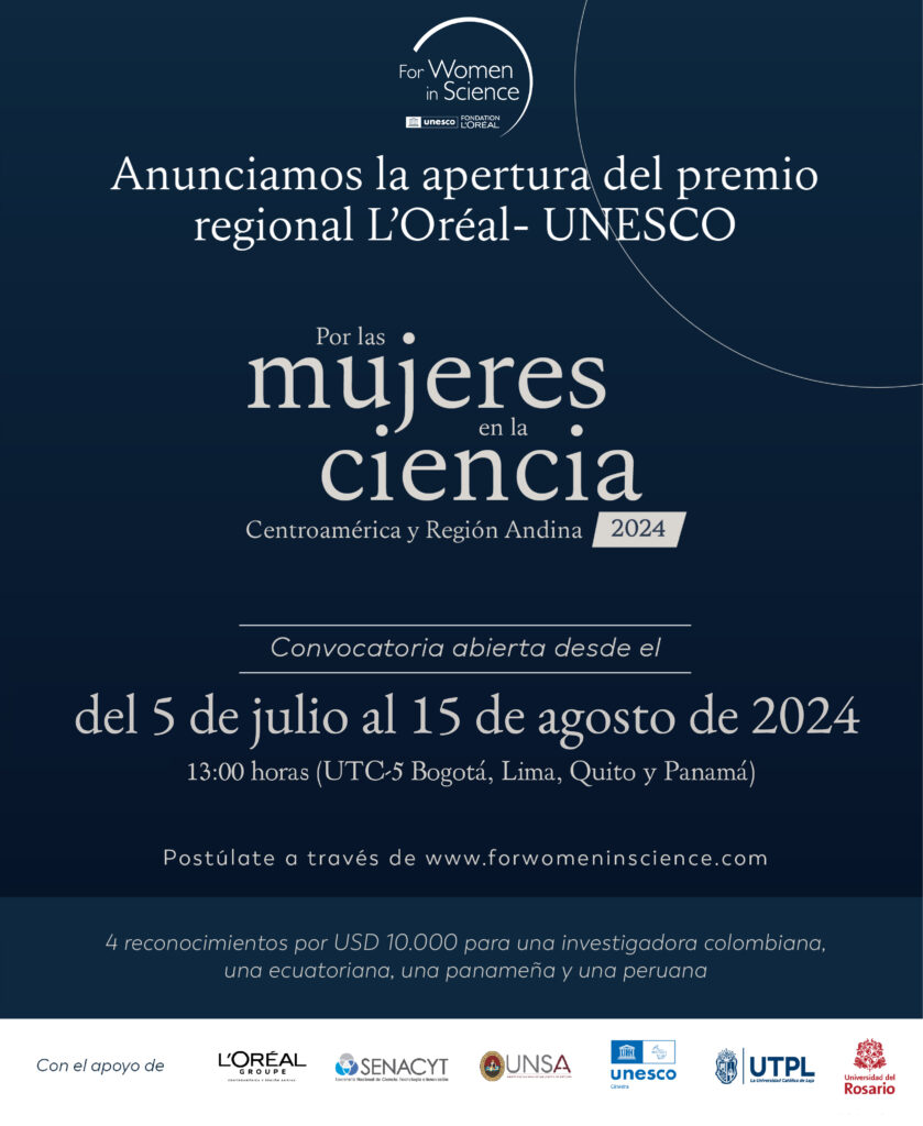 Afiche Premio L'Oreìal UNESCO 2024