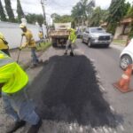 MOP intensifica labores de reparación en calles de la ciudad