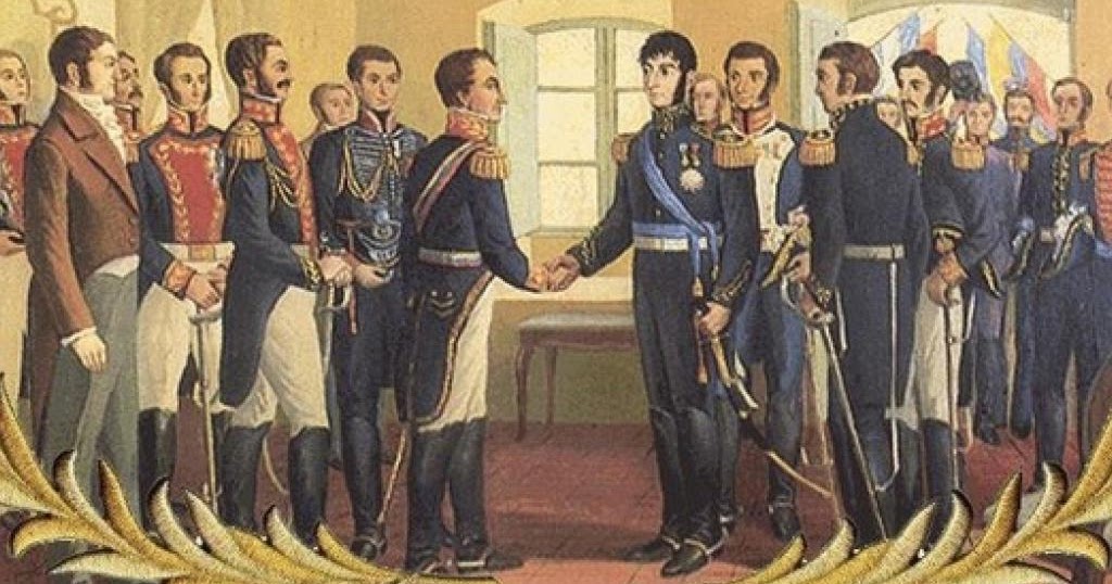 simon bolivar y san martin