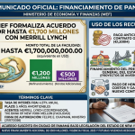 MEF formaliza acuerdo de financiamiento con Merrill Lynch por hasta €1,700 millones