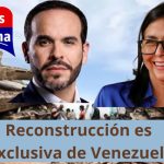 Gobierno de Rodríguez responde a De la Espriella sobre reconstrucción de Venezuela